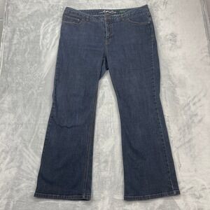 INC International Concepts Jeans Womens 18W‎ Blue Denim Regular Fit Flare Leg